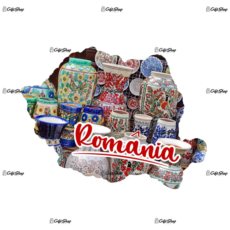 Harta romania, magnet frigider mgs025